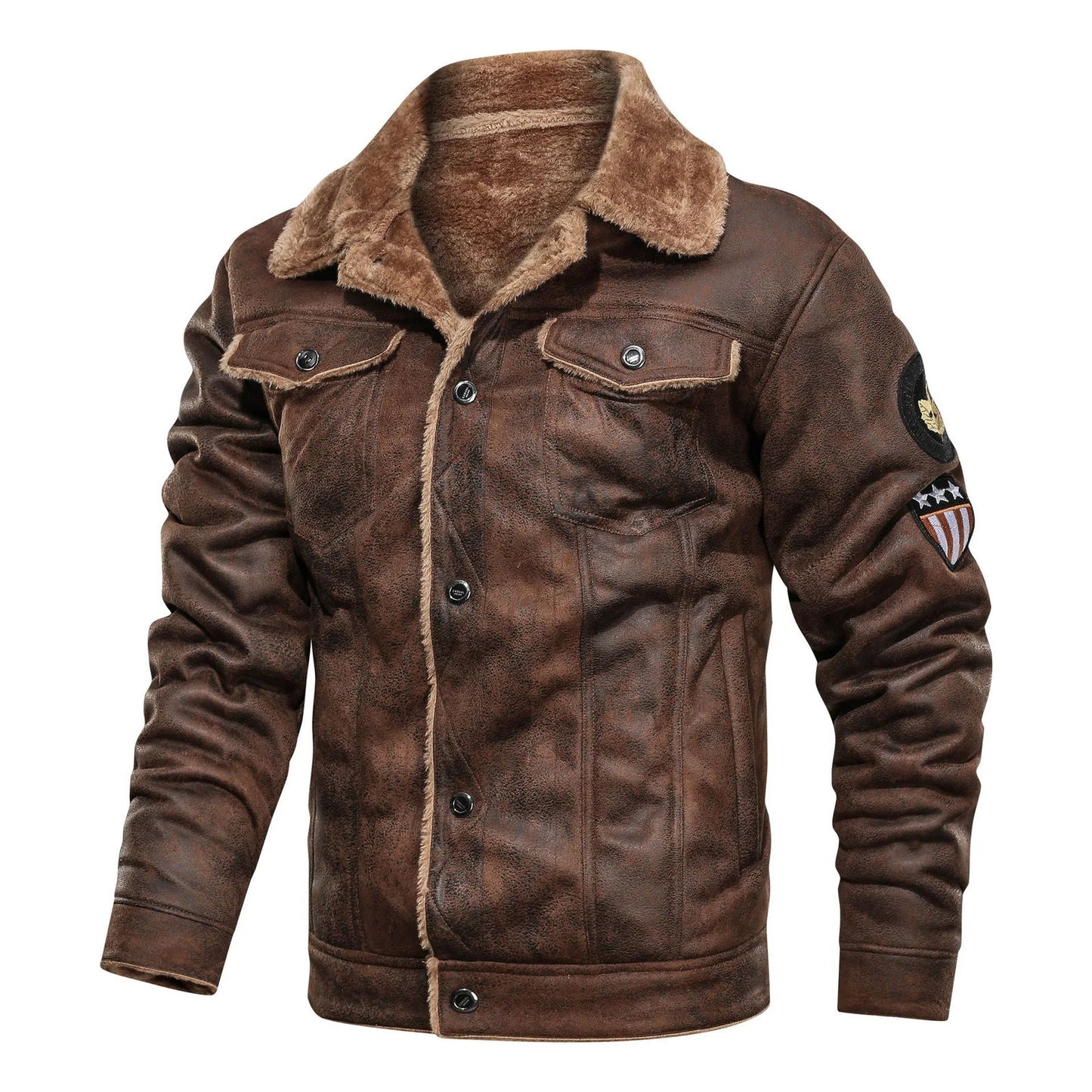 Blouson Aviateur Brun