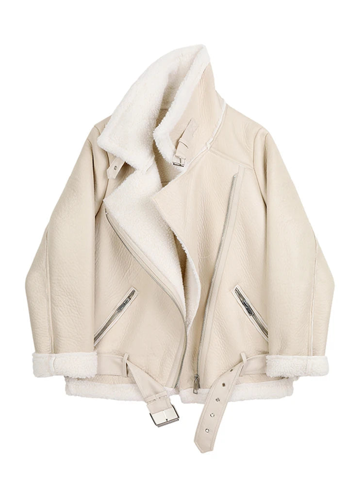 Blouson Aviateur Femme Mouton