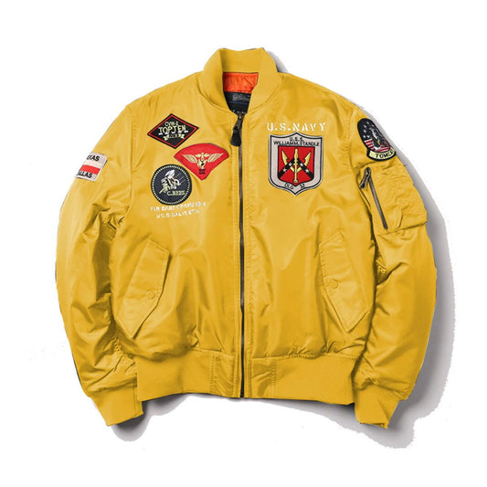 Blouson Aviateur Top Gun Jaune