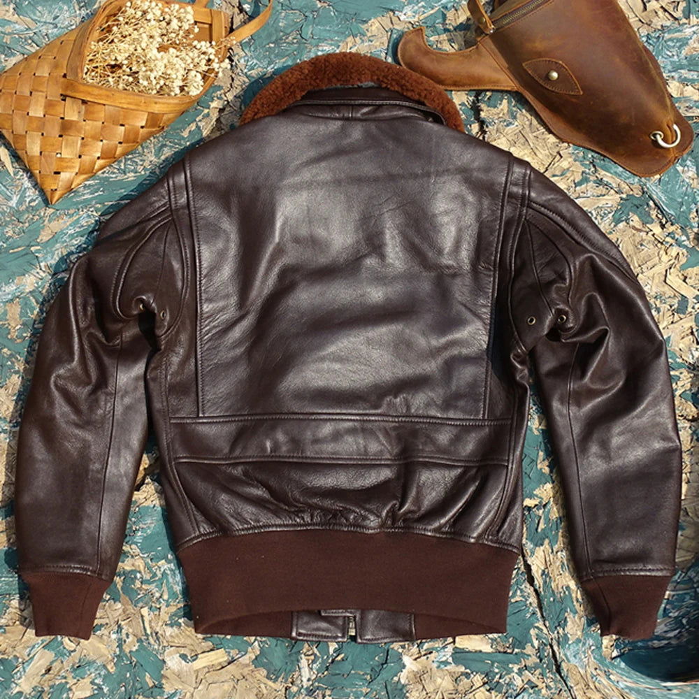 Blouson Cuir Aviateur Américain