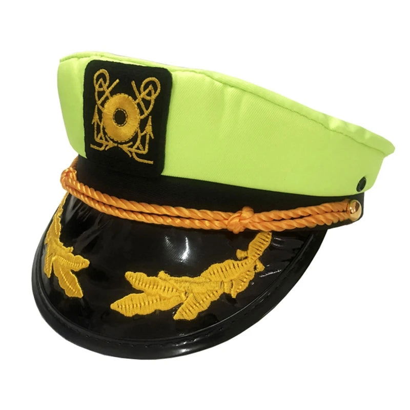 Casquette De Pilote Jaune