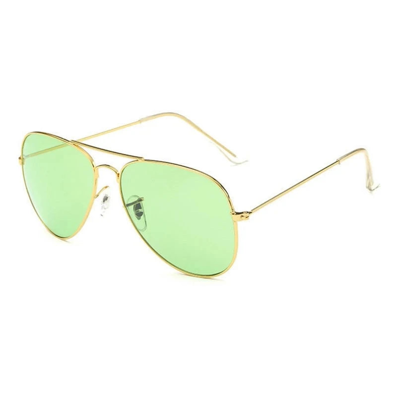 Lunette Aviateur Homme Vert