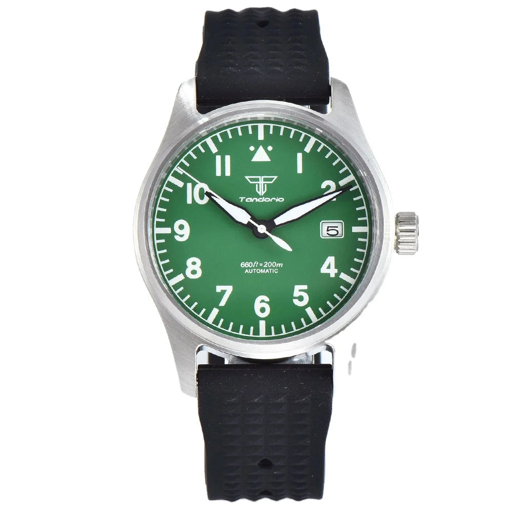 Montre Pour Aviateur Verte