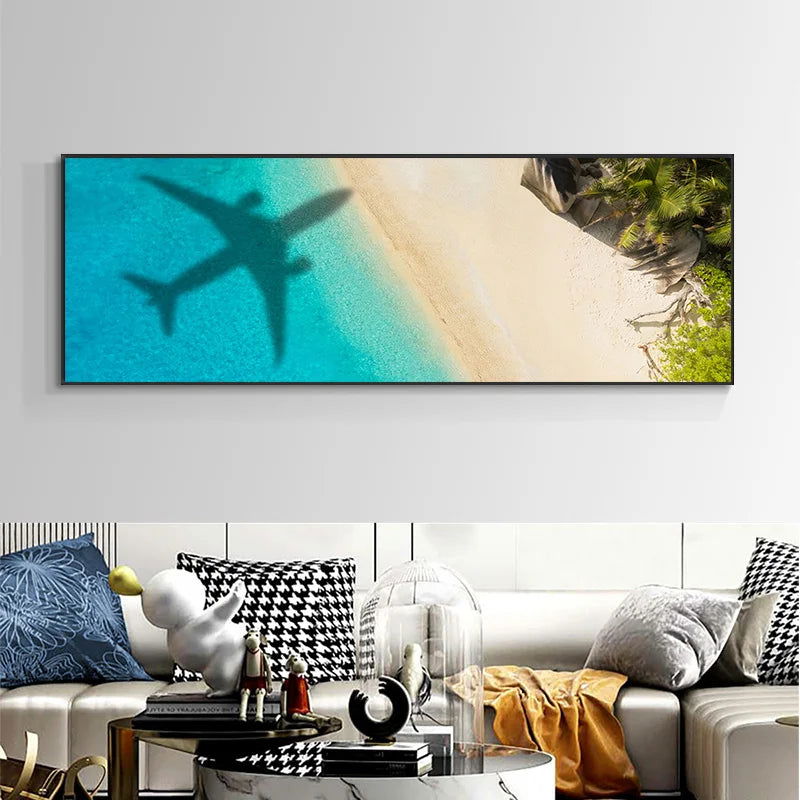 Tableau Avion Plage