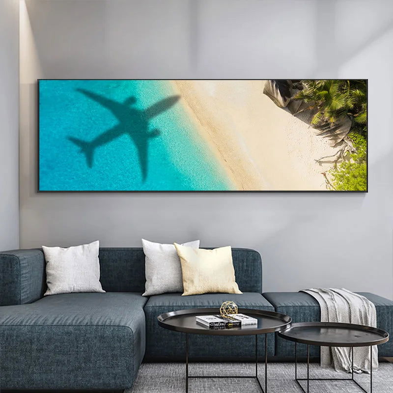 Tableau Avion Plage