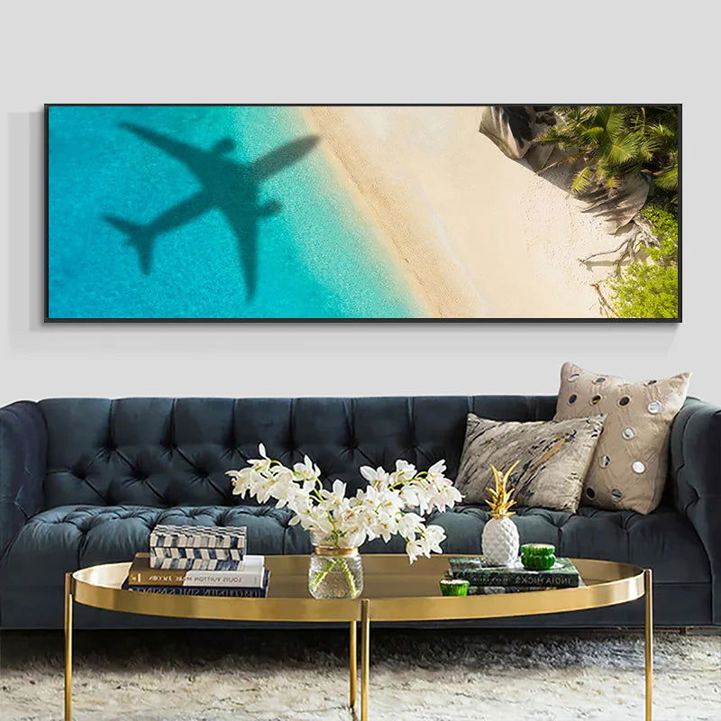 Tableau Avion Plage