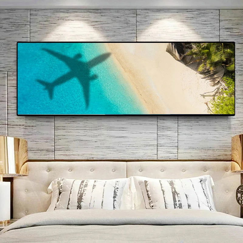 Tableau Avion Plage